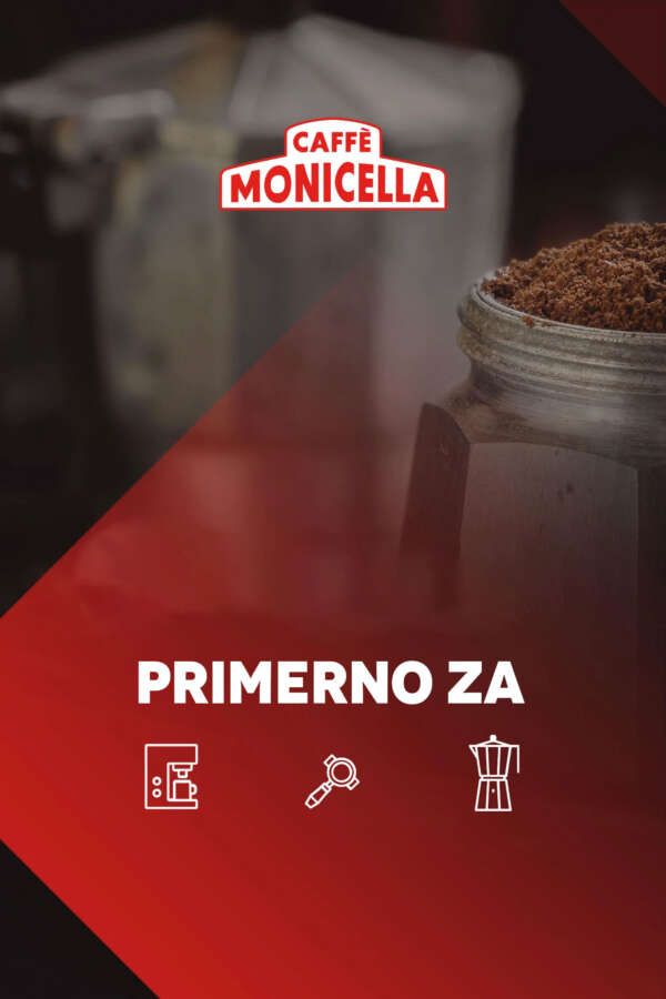 Caffè Monicella Espresso primerna za kavomat kafetjero in filter kavo