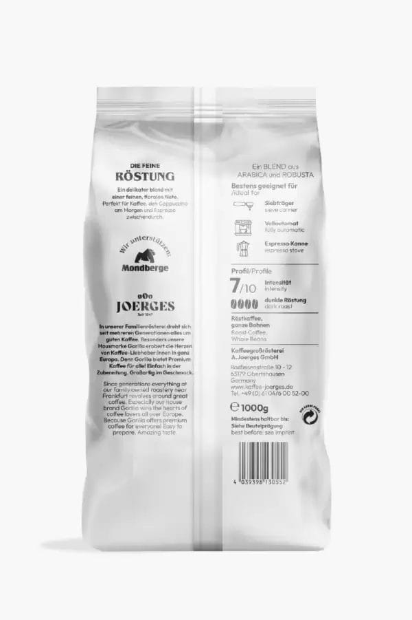 gorilla espresso delicato 1kg