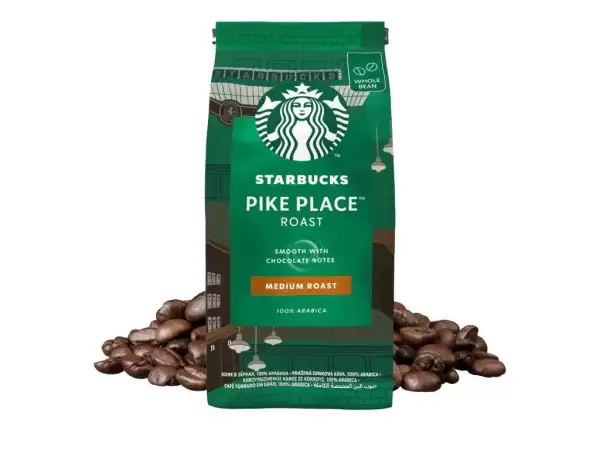 Starbucks® Medium Pike Place Kava v zrnju medium roast 450g