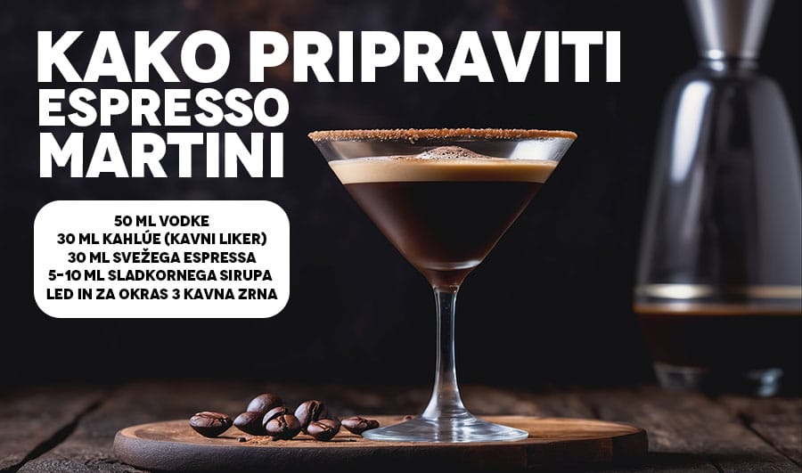 Kako pripraviti Espresso Martini