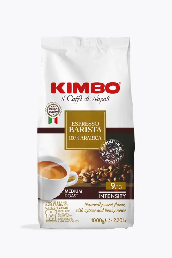 Kimbo Espresso Barista 100 Arabica 1kg Paket kave v zrnju