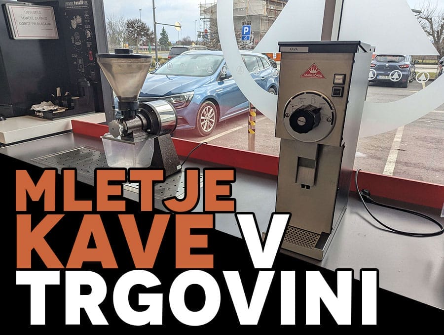 Mletja kave v trgovini. Pametna ideja ali ne